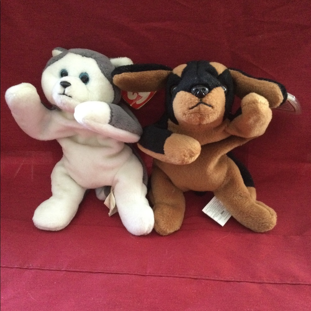 CLEARANCE Ty Beanie Babies - Doby & Nanook